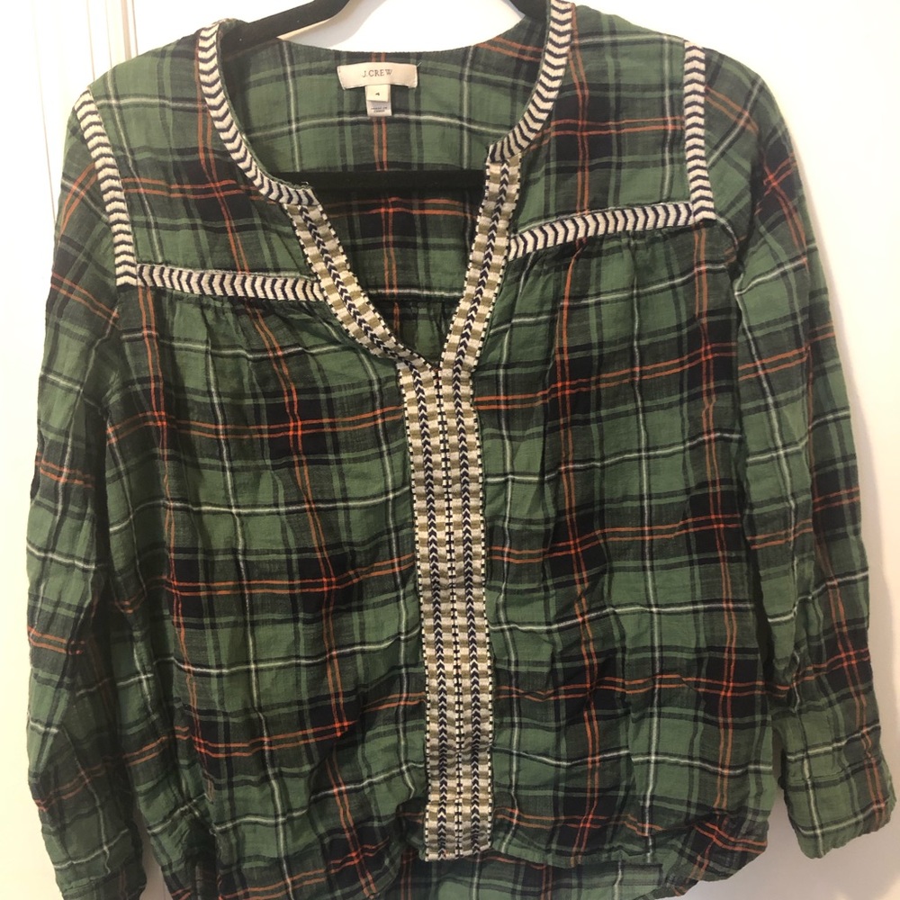 J Crew bohemian top, size 4